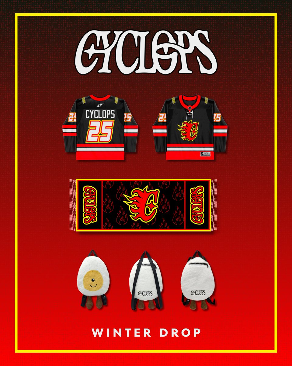 thisiscyclops's tweet image. SURPRISE!!! WINTER MERCH DROP IS LIVE NOW

NEW JERSEY • NEW PASHMINA • EGG PLUSHIE BACKPACK 🥚

GET YOURS NOW 👇
cyclopsstore.com/collections/cy…