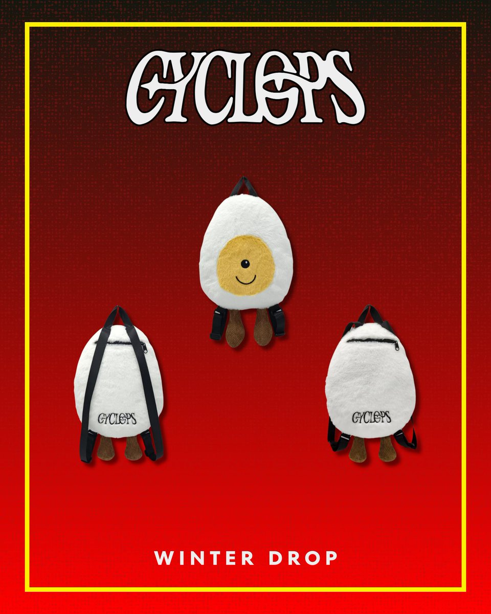 thisiscyclops's tweet image. SURPRISE!!! WINTER MERCH DROP IS LIVE NOW

NEW JERSEY • NEW PASHMINA • EGG PLUSHIE BACKPACK 🥚

GET YOURS NOW 👇
cyclopsstore.com/collections/cy…