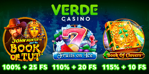 Verde Casino Bonus Bild