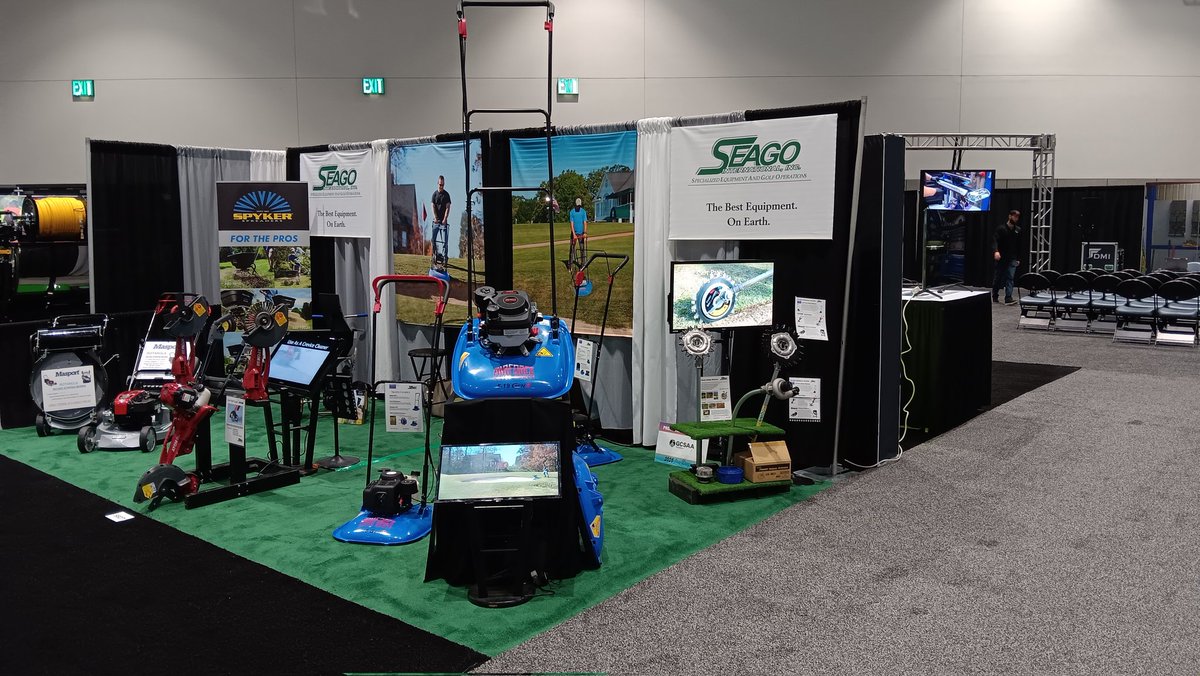SeagoInt's tweet image. 2025 #gcsaaconference is underway.  Visit the @SeagoInt booth (#5827) for a friendly greeting and to see our great equipment. It is &quot;The Best Equipment.  On Earth.&quot;