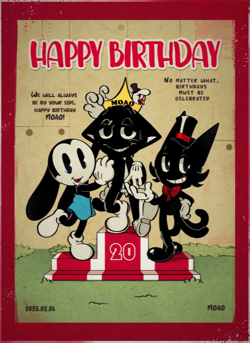 Moaocartoon's tweet photo. 生日了!
#MOAO #cartoon https://t.co/9syju5RVSa