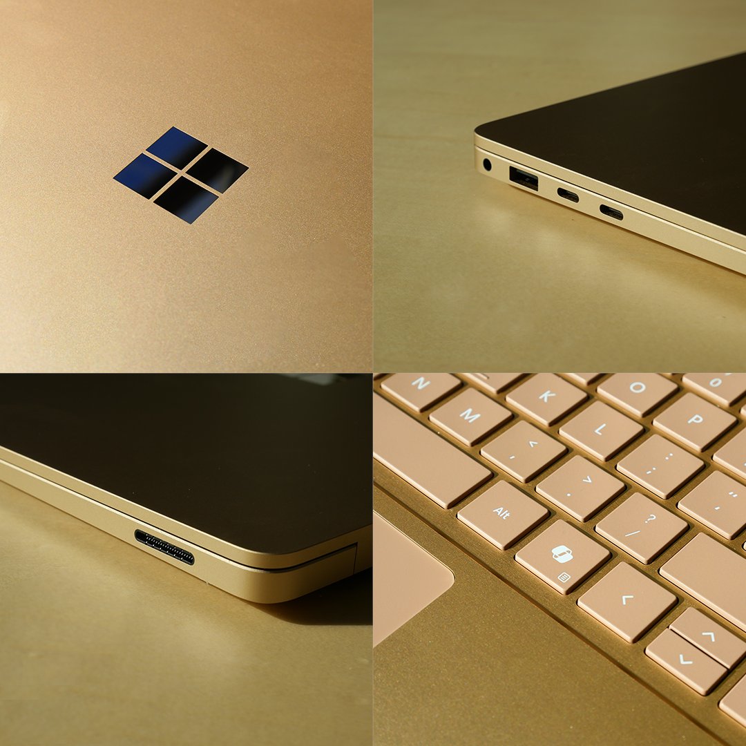 surface's tweet image. Our team went hard with the details on this one, just saying