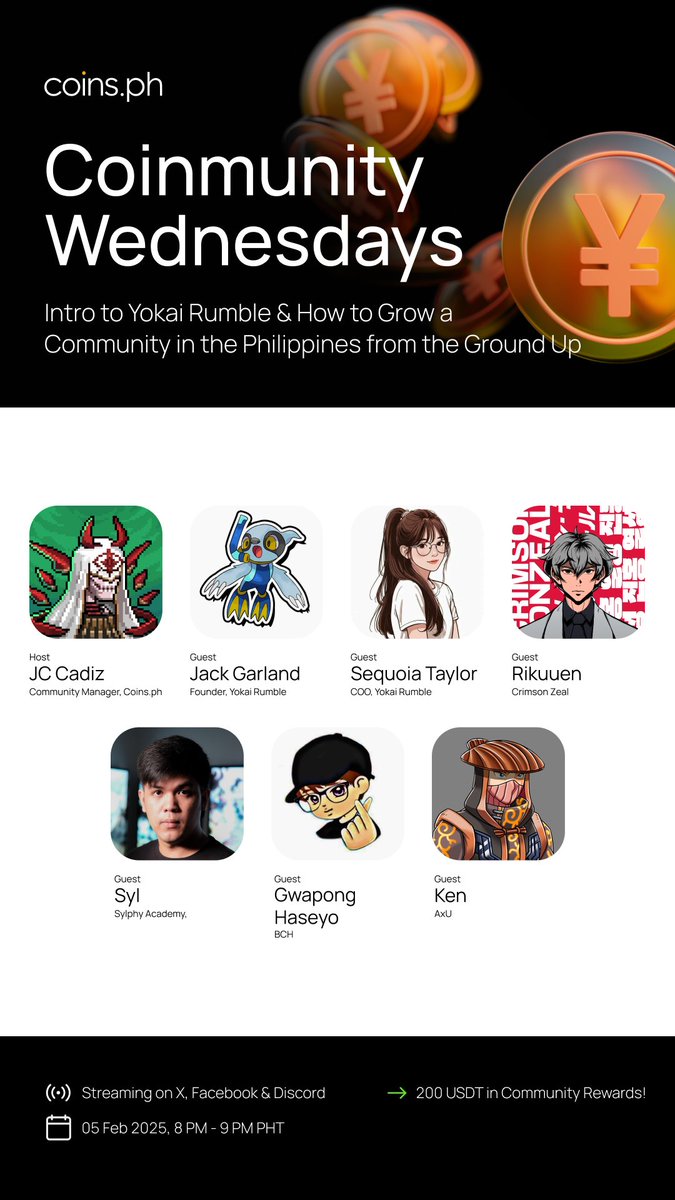 hallowedvoid's tweet photo. Damn, so that's how guilds play a pivotal role in web3 gaming. Brilliantt idea which @coinsph established is a masterpiece. @YokaiRumble and the guild leaders interacted as they knew each other. It shows that the developer and gamer community should be diverse.
#CoinsxYokaiRumble https://t.co/sgMCB0F9EE