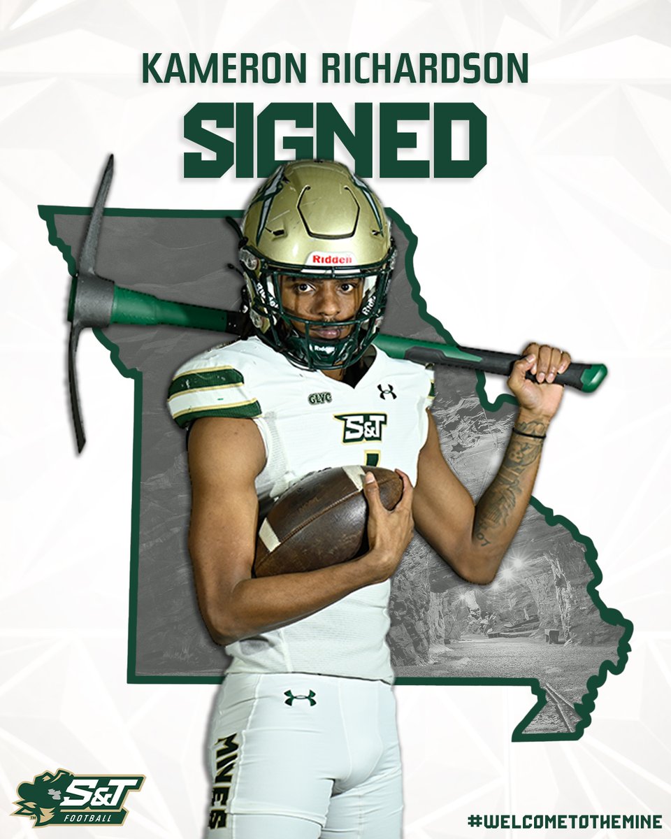 S&T Football (@miners_fb) on Twitter photo ๐๐ฎ๐บ ๐ฅ๐ถ๐ฐ๐ต๐ฎ๐ฟ๐ฑ๐๐ผ๐ป | ๐๐ | ๐ฆ๐. ๐๐ผ๐๐ถ๐, ๐ ๐ผ.
Richardson, a sophomore DB at 6'3, 170 pounds, previously attended Kirkwood High School before two seasons at Delta State. In one game for the Statesmen, he collected six total tackles.
#minerpride #welcometothemine ๐๐ฎ๐บ ๐ฅ๐ถ๐ฐ๐ต๐ฎ๐ฟ๐ฑ๐๐ผ๐ป | ๐๐ | ๐ฆ๐. ๐๐ผ๐๐ถ๐, ๐ ๐ผ.
Richardson, a sophomore DB at 6'3, 170 pounds, previously attended Kirkwood High School before two seasons at Delta State. In one game for the Statesmen, he collected six total tackles.
#minerpride #welcometothemine