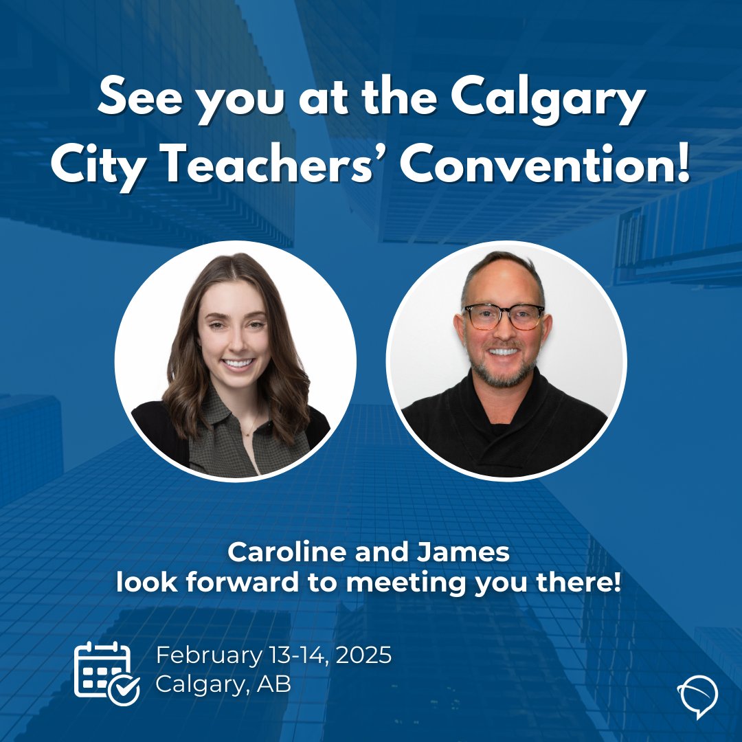 We're excited to attend the Calgary City Teachers' Convention next week! 🎉 Stop by to meet Caroline and James and explore our modern language resources.