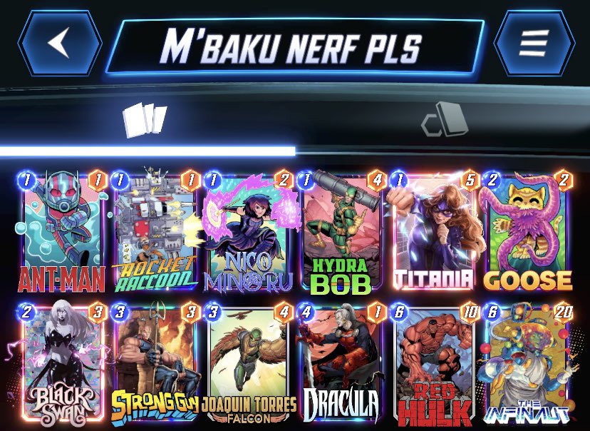 Joaquin Torres falcon. Clearly overpowered. 😂🙏 <a href="/SnapDecks/">SnapDecks</a> <a href="/MARVELSNAP/">MARVEL SNAP</a>