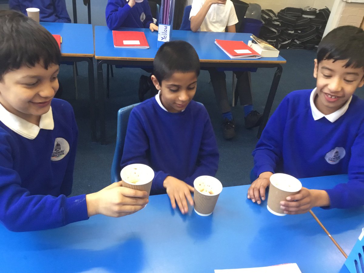 MrsRKhan4's tweet photo. The children at Conway indulged in a cup of hot chocolate with marshmallows and lots of cream! #Childrenmentalhealthweek  #conwaycrew https://t.co/WfUNRW5cZ3