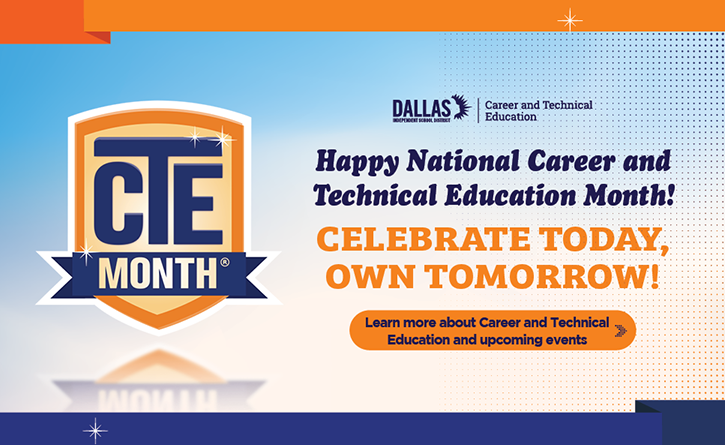 February is #CTEMonth! Celebrate Career &amp; Technical Education and how it builds skills for success &amp; careers for life! Stay tuned for spotlights, events, and success stories!  #SkillsForSuccess #CareersForLife