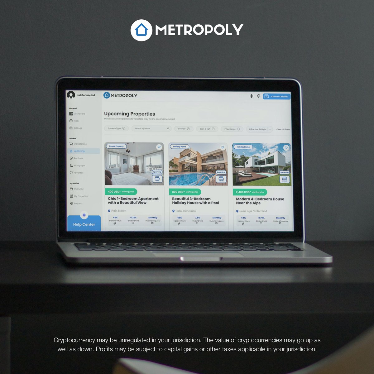 Discover your next real estate investment on Metropoly!

Make your move in the world of NFT-backed real estate.

Explore now: metropoly.io 

#metro #metropoly #cryptocurrency #bitcoin #blockchain #btc #crypto #ethereum #realestate #house