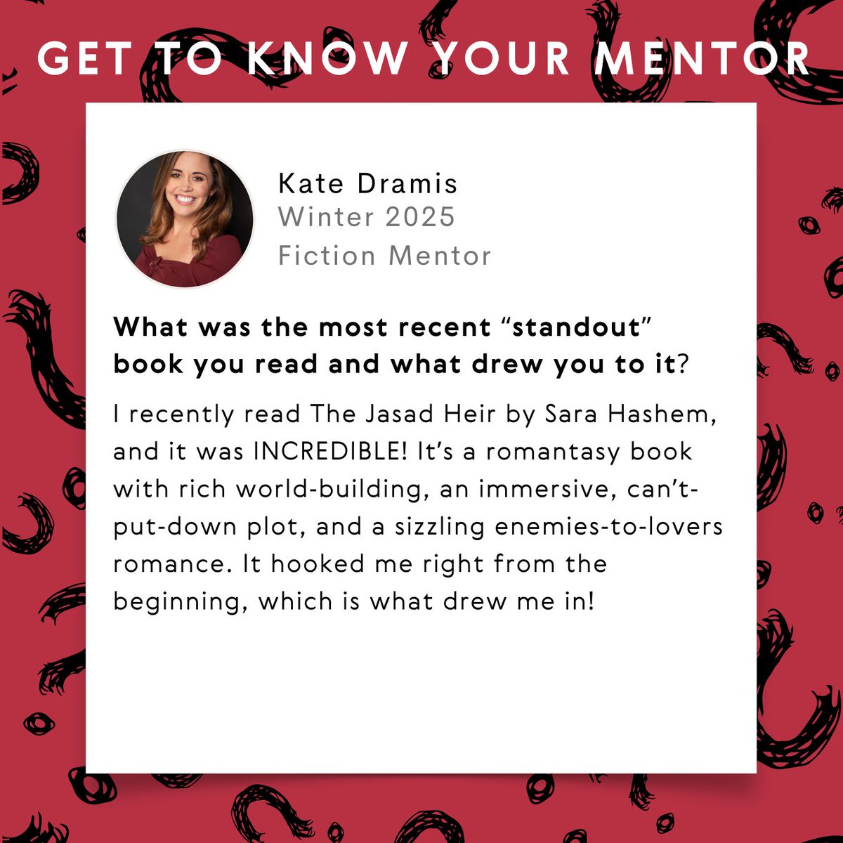 PocketMFA's tweet image. Looking for a standout read? Kate Dramis has you covered!
#PocketMFA #WritingProgram #MFA #Writing #Poetry #Fiction #Journalism #WritersCommunity #Reading #Writers