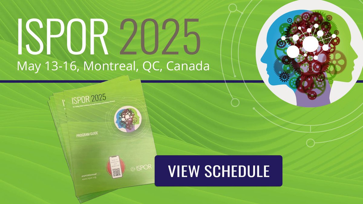 ISPORorg's tweet photo. Want to see what’s on the agenda for #ISPORAnnual in Montreal? Get the schedule-at a-glance here >> https://t.co/rAyVzMwFaU
Registration is open! Start planning your conference experience today! #HEOR https://t.co/IkfX4VbYHz