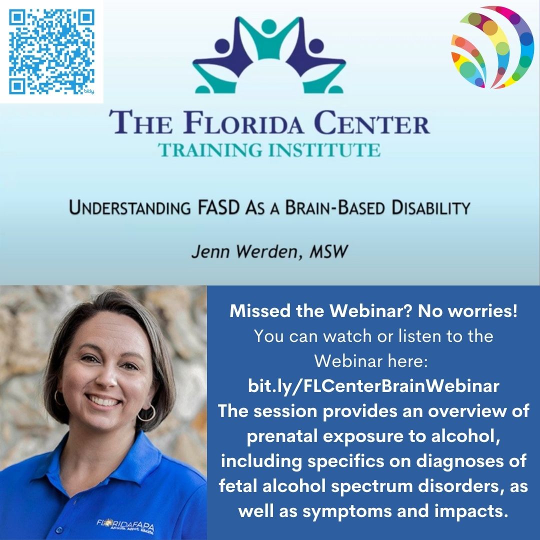 FASDUnited's tweet photo. Missed the Formed Families Forward FASD webinar? 🎧 Watch or listen to Jenn Werden, MSW discuss #FASD as a brain-based disability, its symptoms, diagnosis, & impacts.
🔗 https://t.co/skgSxrHbo2
#BrainBasedDisability #FASDWebinar #FASDEducation #FASDUnited https://t.co/WNyays8oBD