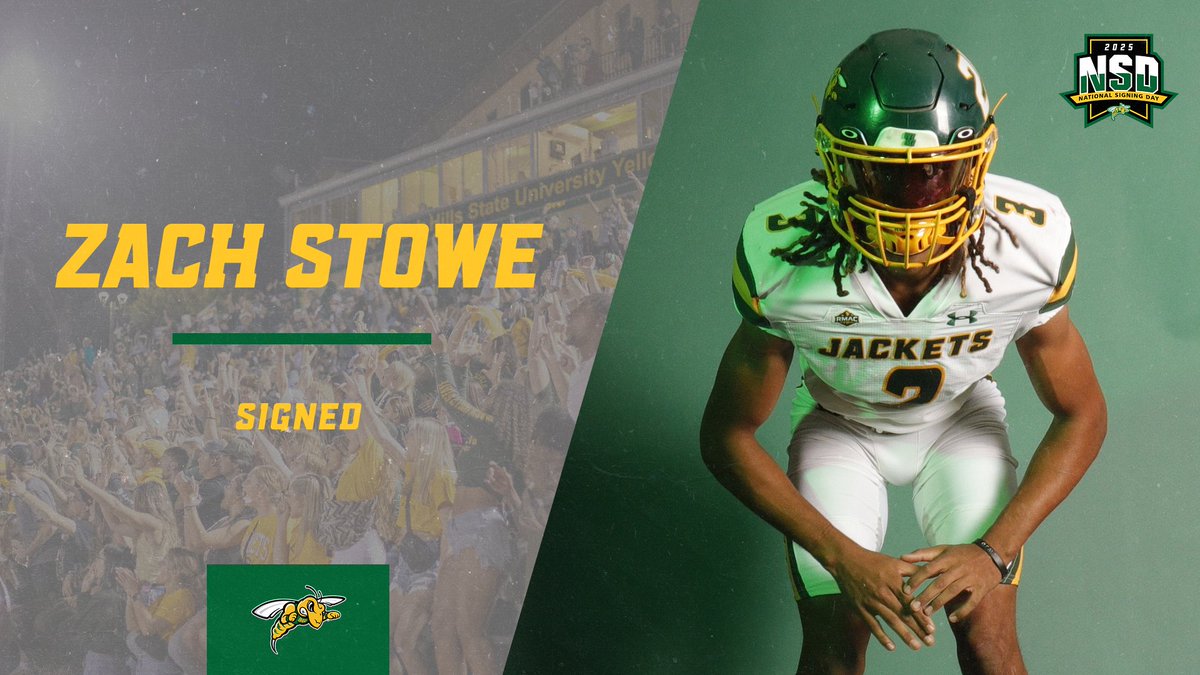 BHSU Football (@bhsufb) on Twitter photo Welcome to The Hills, Zach Stowe! π²π
π | Chandler, Arizona
π | Hamilton High School
π | Defensive Back
π | 6'2"
βοΈ | 175
π± | <a href="/ZachStowe3/">Zach Stowe</a>
#NSD25 #PlayInTheHills25 #WEoverME Welcome to The Hills, Zach Stowe! π²π
π | Chandler, Arizona
π | Hamilton High School
π | Defensive Back
π | 6'2"
βοΈ | 175
π± | <a href="/ZachStowe3/">Zach Stowe</a>
#NSD25 #PlayInTheHills25 #WEoverME