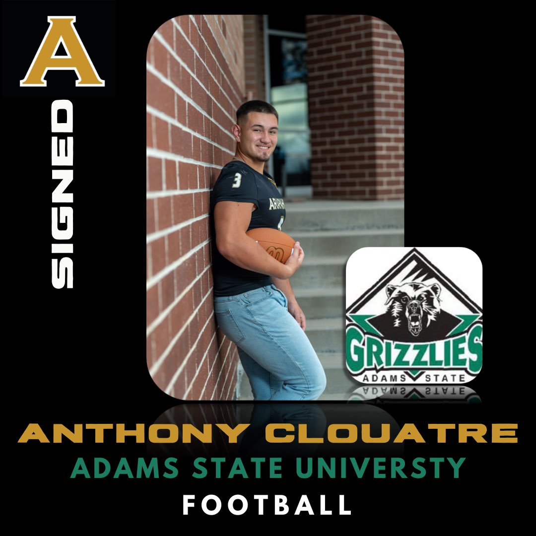 Arapahoe High School (@ahswarriors) on Twitter photo Congrats to Anthony! #NationalSigningDay
<a href="/LPSK12/">Littleton Public Schools</a> <a href="/CHSAA/">CHSAA</a> <a href="/ArapSports/">Arapahoe Athletics</a> @arapahoefootball Congrats to Anthony! #NationalSigningDay
<a href="/LPSK12/">Littleton Public Schools</a> <a href="/CHSAA/">CHSAA</a> <a href="/ArapSports/">Arapahoe Athletics</a> @arapahoefootball