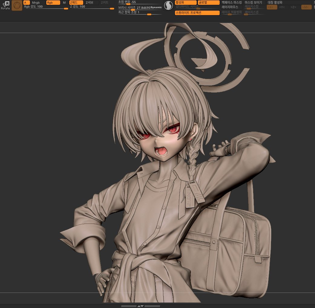 Luka5628's tweet photo. #zbrush https://t.co/9owvoM41je