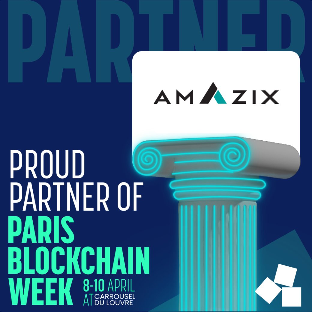 Partner Announcement! 📢 

<a href="/AmaZixOfficial/">AmaZix Official</a> is partnering with Paris Blockchain Week 2025! 🎉 

Lock in your seat—don’t miss out on the future of innovation!
parisblockchainweek.com/tickets-pbw2025

#PBW2025