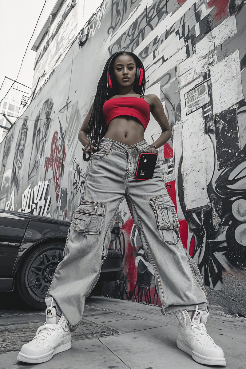 7lioness2014's tweet image. "Street beats and stylish feats. 🎧👟 #UrbanChic #StreetStyle #FashionForward"
Captioned by #GPT4 #aiart
Contact us for art on Merch, notebooks, journals, coloring books. afrodiasporan.cloud