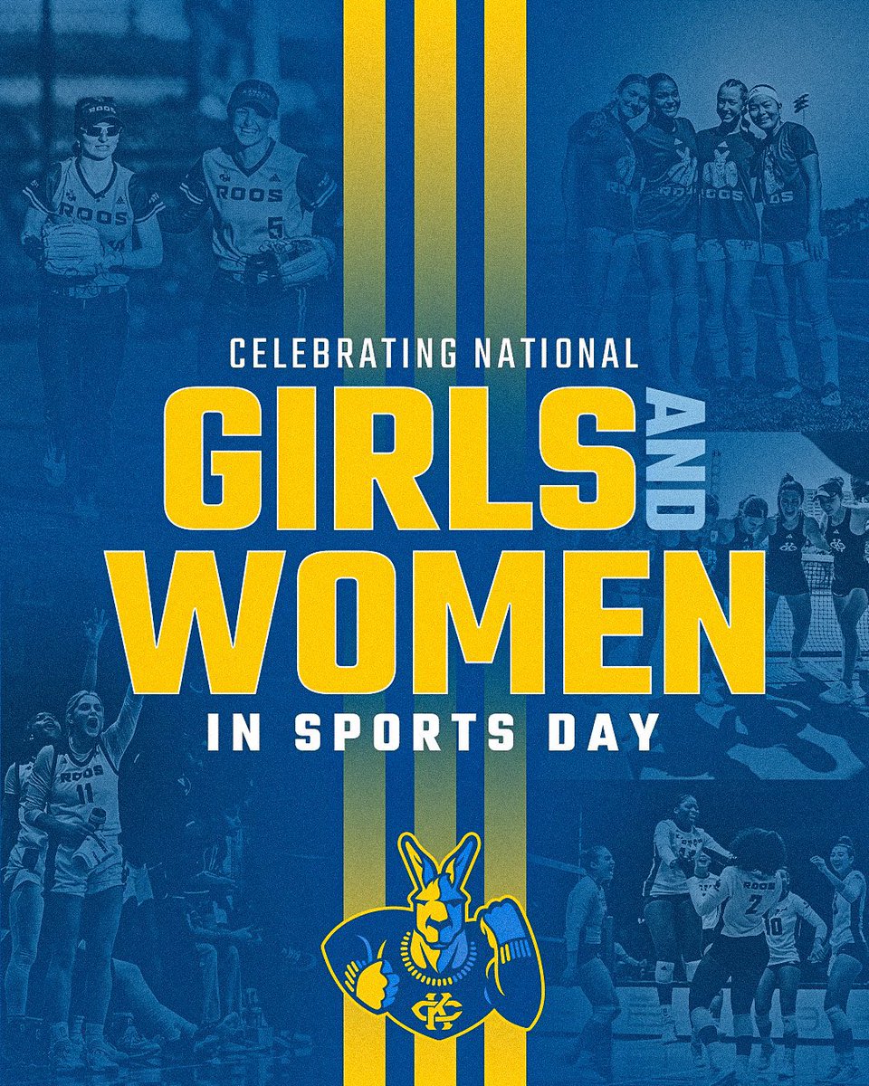 Kansas City Athletics (@kcroosathletics) on Twitter photo Happy #NGWSD! We are proud of our #KCRoos women student-athletes in competition, the classroom & their impact that continues the advancement of women sports! Follow our women teams: <a href="/KCRoosWBB/">Kansas City Women's Basketball</a>, <a href="/kcroossb/">Kansas City Softball</a>, <a href="/KCRoosVB/">Kansas City Volleyball</a>, <a href="/KCRoosTrackXC/">Kansas City Cross Country - Track & Field</a>, <a href="/KCRoosTennis/">Kansas City Tennis</a>, <a href="/KCRoosDanceTeam/">KCRoosDanceTeam</a> & <a href="/KCRoosWSoccer/">Kansas City Women's Soccer</a> Happy #NGWSD! We are proud of our #KCRoos women student-athletes in competition, the classroom & their impact that continues the advancement of women sports! Follow our women teams: <a href="/KCRoosWBB/">Kansas City Women's Basketball</a>, <a href="/kcroossb/">Kansas City Softball</a>, <a href="/KCRoosVB/">Kansas City Volleyball</a>, <a href="/KCRoosTrackXC/">Kansas City Cross Country - Track & Field</a>, <a href="/KCRoosTennis/">Kansas City Tennis</a>, <a href="/KCRoosDanceTeam/">KCRoosDanceTeam</a> & <a href="/KCRoosWSoccer/">Kansas City Women's Soccer</a>