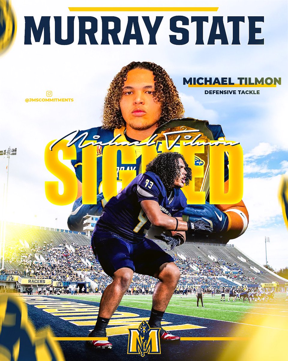 Michael D Tilmon (@michaeltilmon93) on Twitter photo #AGTG I Am Blessed To Say Iβve Signed With Murray State University Go Racers βΌοΈ<a href="/racersfootball/">Murray State Football</a> <a href="/RecruitTrinity/">Trinity Trojans Football Recruiting</a> <a href="/IAR2_Football/">TrinityTrojanFB</a> <a href="/ChadSimmons_/">ChadSimmons</a> <a href="/On3Recruits/">On3 Recruits</a> <a href="/Rivals/">Rivals</a> #signed #AGTG I Am Blessed To Say Iβve Signed With Murray State University Go Racers βΌοΈ<a href="/racersfootball/">Murray State Football</a> <a href="/RecruitTrinity/">Trinity Trojans Football Recruiting</a> <a href="/IAR2_Football/">TrinityTrojanFB</a> <a href="/ChadSimmons_/">ChadSimmons</a> <a href="/On3Recruits/">On3 Recruits</a> <a href="/Rivals/">Rivals</a> #signed