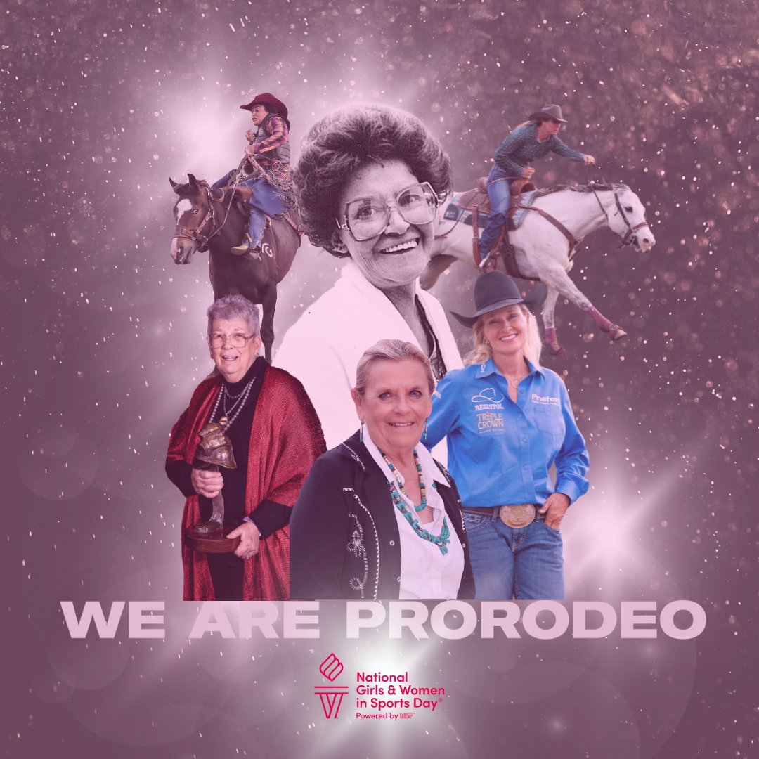 To the women who compete on the dirt, the women who are behind the scenes, and the girls who aspire to become the next champion, Happy National Girls &amp; Women in Sports Day!

#WeAreProRodeo #nationalgirlsandwomeninsportsday