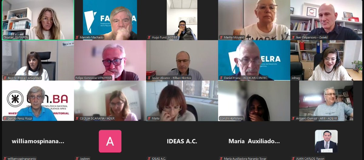 #Vinculaciones Participamos del webinar informativo para la Misión Técnica Internacional y III Encuentro Iberoamericano del Foro Iberoamericano de Agencias y Entidades Promotoras del Desarrollo Territorial, que se realizará del 7 al 9 de abril en el País Vasco