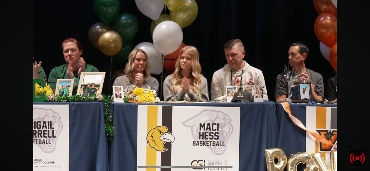 Congratulations <a href="/MaciHess12/">Maci Hess</a> on your signing today. CSI got a great one today. Proud of you!