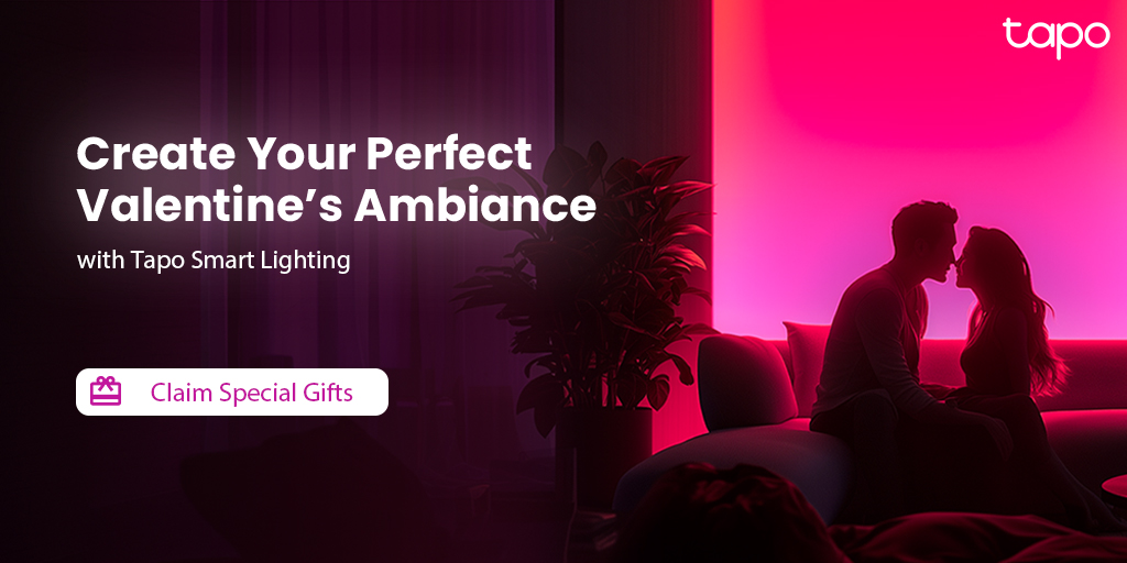 Light up your life this Valentine's Day with our smart lighting range available on the Tapo store! 

Show some love by gifting a free button/switch bundled with each purchase.

Shop here: ow.ly/KsWm50UUfnQ

#Tapo #ValentinesDay #SmartHome #Lighting