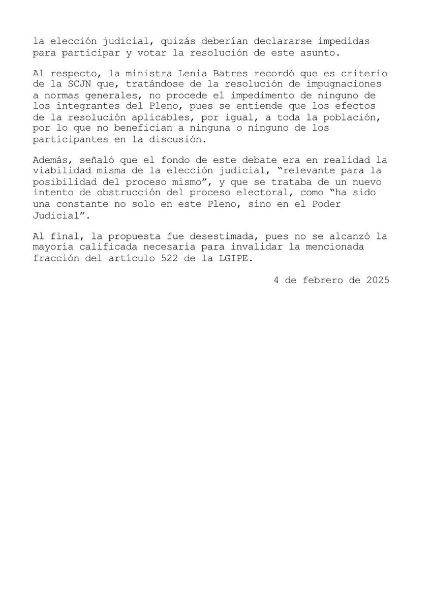 El pleno de la SCJN discutió ayer la invalidación de un artículo de la ley electoral que habría convertido cualquier gasto personal de candidatos y candidatas en inconstitucional. Es decir, habría sido imposible hacer campañas. Un intento más de frenar los comicios de personas