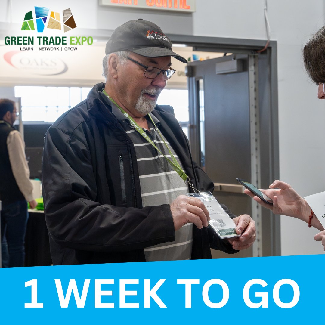 Landscape Ontario Horticultural Trades Association (@green_for_life) on Twitter photo ONLY ONE WEEK LEFT BEFORE GREEN TRADE EXPO ๐
๐ Get your tickets hubs.li/Q035pXn00
๐๏ธ February 12-13, 2025
๐ EY Centre, Ottawa
โThanks to our presenting sponsor <a href="/oakslandscape/">Oaks Landscape Prod.</a>
#GTE2025 #LandscapeOntario #GreenTradeExpo #Landscaping #LandscapeProfessionals ONLY ONE WEEK LEFT BEFORE GREEN TRADE EXPO ๐
๐ Get your tickets hubs.li/Q035pXn00
๐๏ธ February 12-13, 2025
๐ EY Centre, Ottawa
โThanks to our presenting sponsor <a href="/oakslandscape/">Oaks Landscape Prod.</a>
#GTE2025 #LandscapeOntario #GreenTradeExpo #Landscaping #LandscapeProfessionals