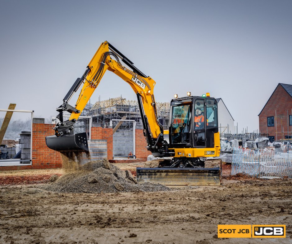 ScotJCB's tweet photo. Experience the perfect blend of power and efficiency with the JCB 86C-2 excavator – designed for tough tasks and maximum productivity on every site. Find out more: https://t.co/6SyeS97vCb
#JCB #minidigger #8ton #construction #ScotJCB https://t.co/ri10Utpr2b