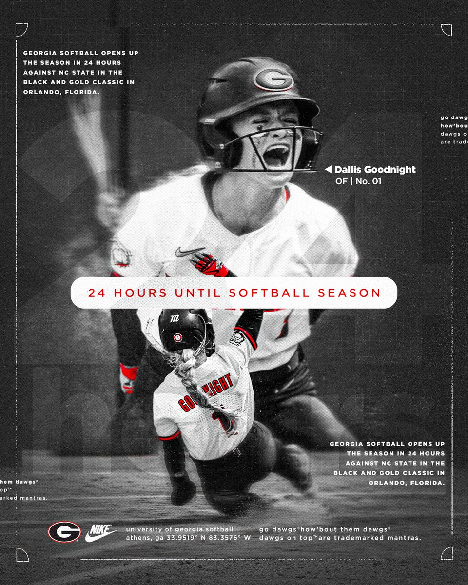 2️⃣4️⃣ HOURS‼️

#Team29 | #GoDawgs
