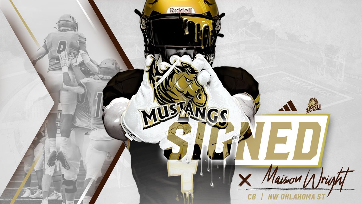 🖋️ Signed
🐴 Maison Wright
🏈 Defensive Back
📍 Bakersfield, CA
Excited to welcome <a href="/MaisonWright1k/">MAISLAND</a> to Mustang Territory! #LetsRide #M4L