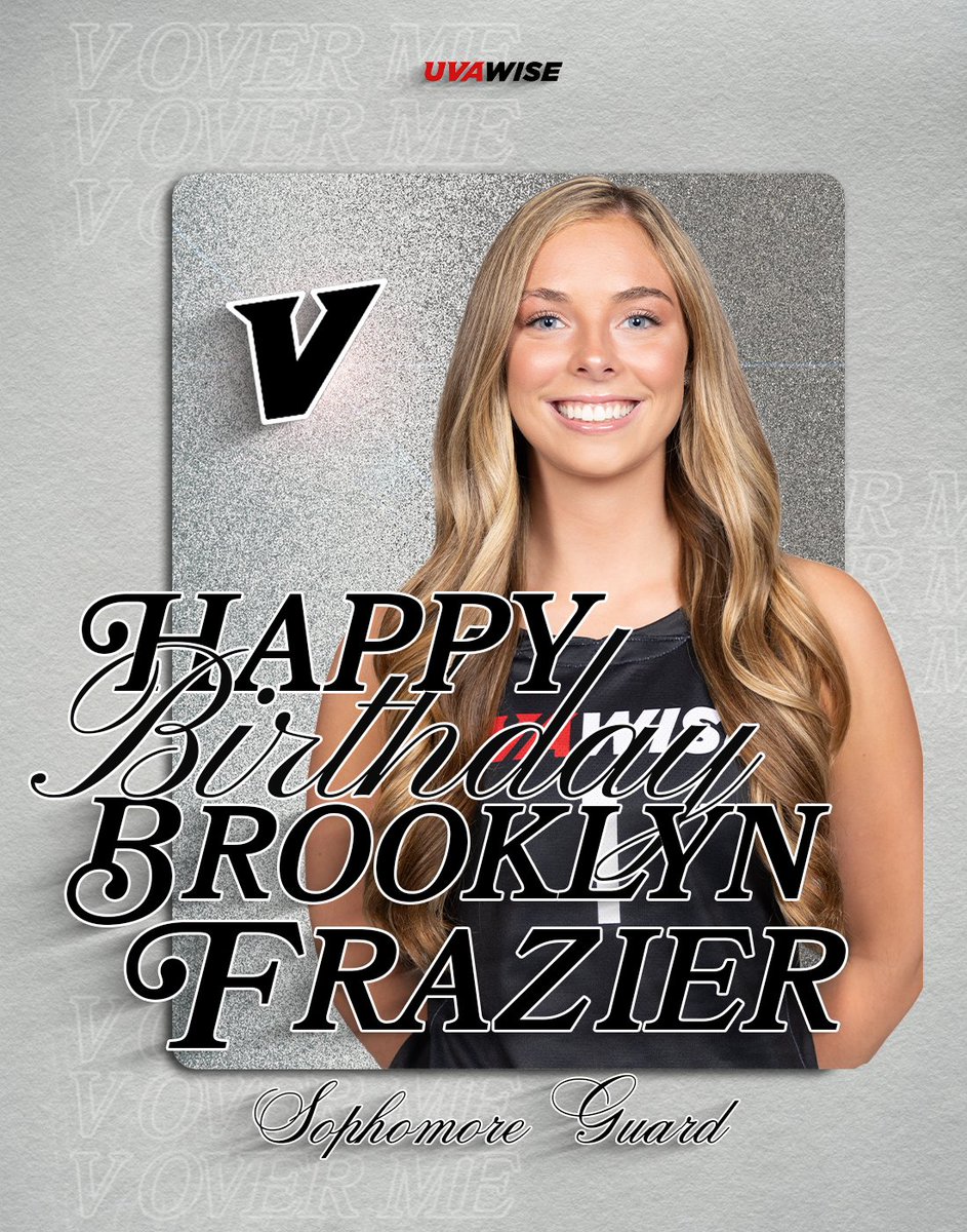UVA WISE BASKETBALL (@uvawisewbb) on Twitter photo Wishing the happiest birthday to sophomore guard <a href="/BrooklynFrazie1/">Brooklyn Frazier</a>! Have the best day EVER! 🥳
#VoverMe Wishing the happiest birthday to sophomore guard <a href="/BrooklynFrazie1/">Brooklyn Frazier</a>! Have the best day EVER! 🥳
#VoverMe
