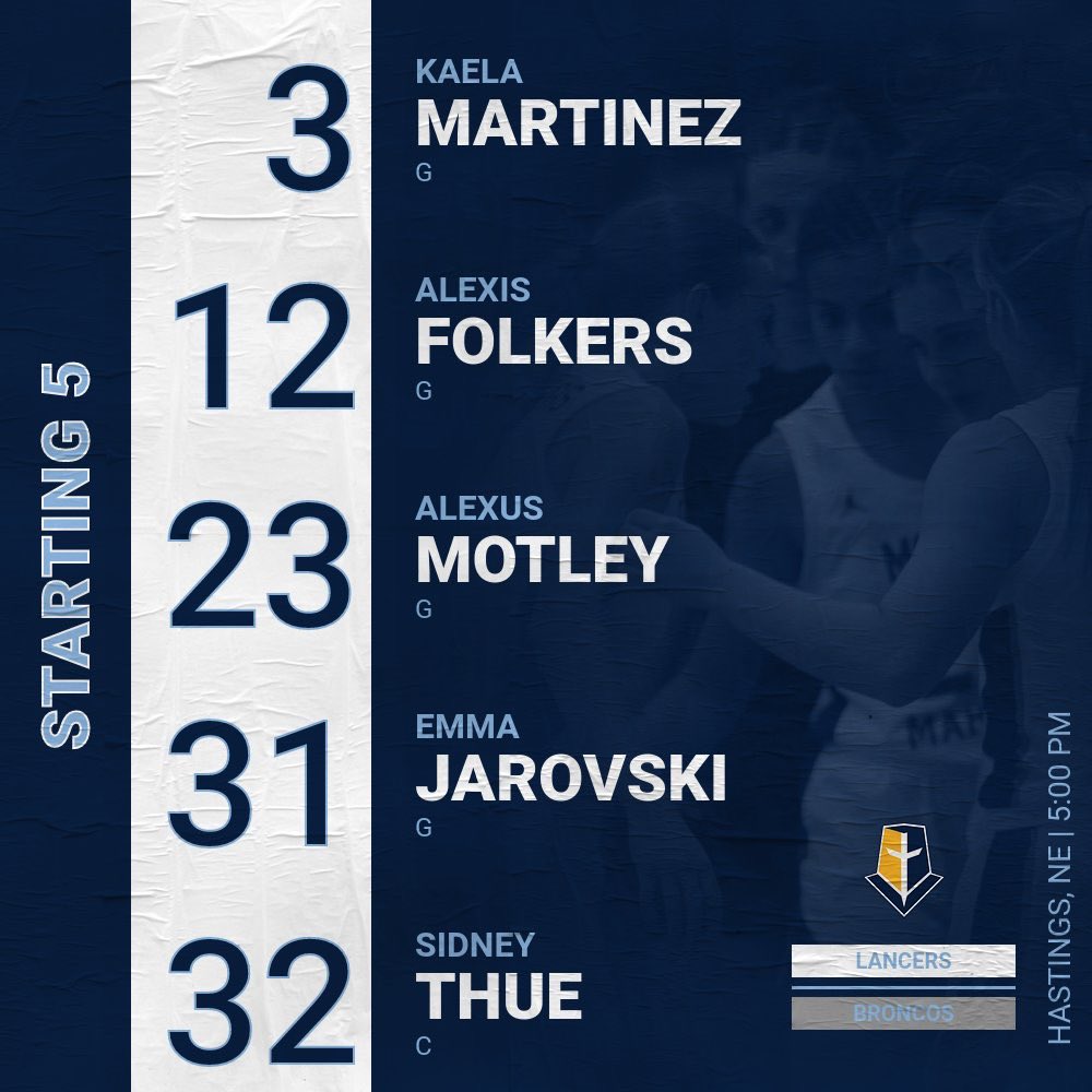 Gameday on the road 🏀🚙
#LancerNation #GoldBlooded 

📍Hastings, NE
🕔 5:00 pm
🆚 (RV) Hastings 
🖥️ gpacnetwork.com