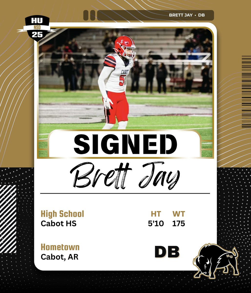 Brett Jay is a Harding Bison!