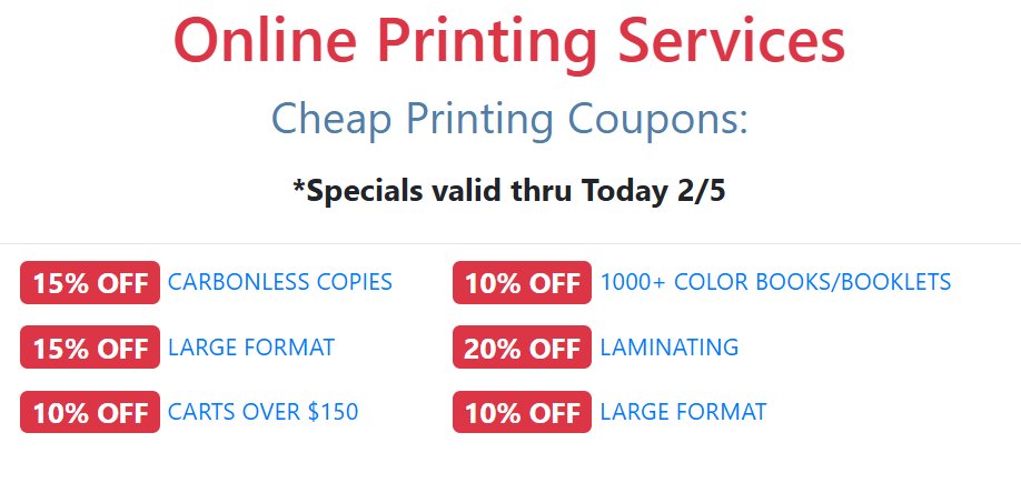 Last Day! Get 10-20% off all #printing services at DocuCopies.com