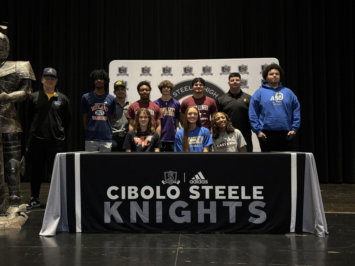 Celebrated this group this morning! ⚔️🖤⚔️⚽️🥎🏈🏐⚾️ Congratulations to these athletes who are going to continue their academic and athletic careers at the next level.