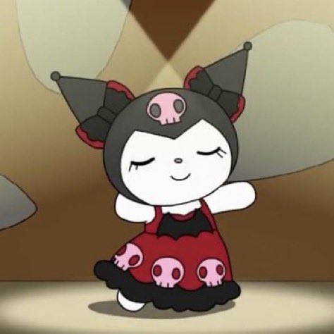 daiIysanrio's tweet photo. kuromi &amp; her pretty dress https://t.co/L4eyphMneW