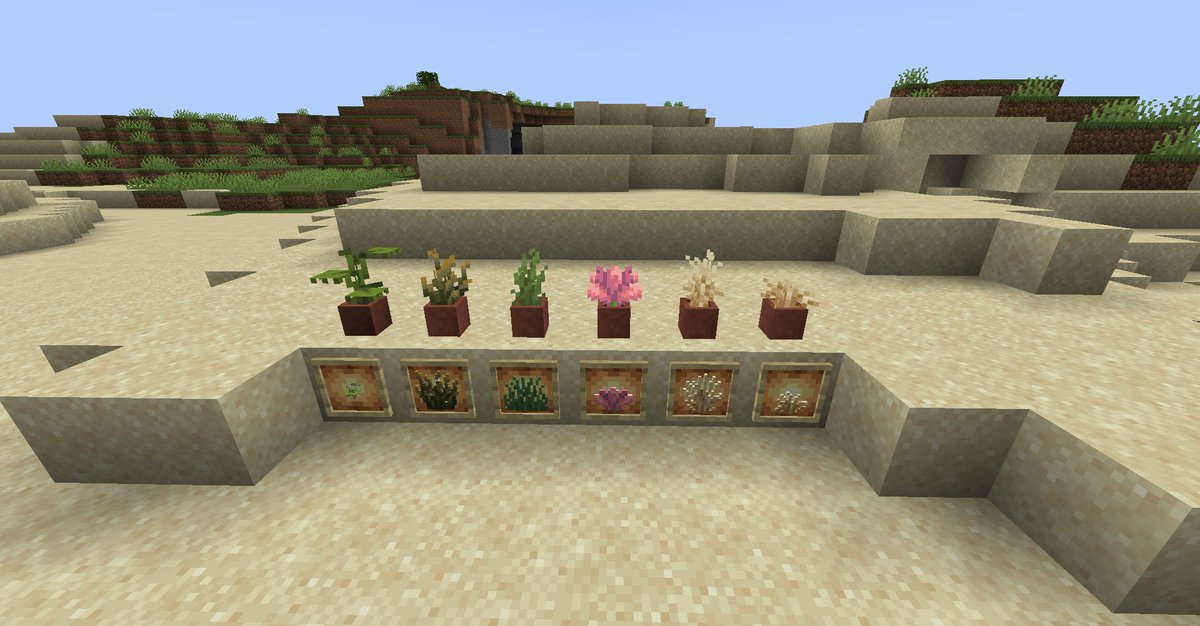 Would you like to plant your new and old plants in a pot?
#Minecraft