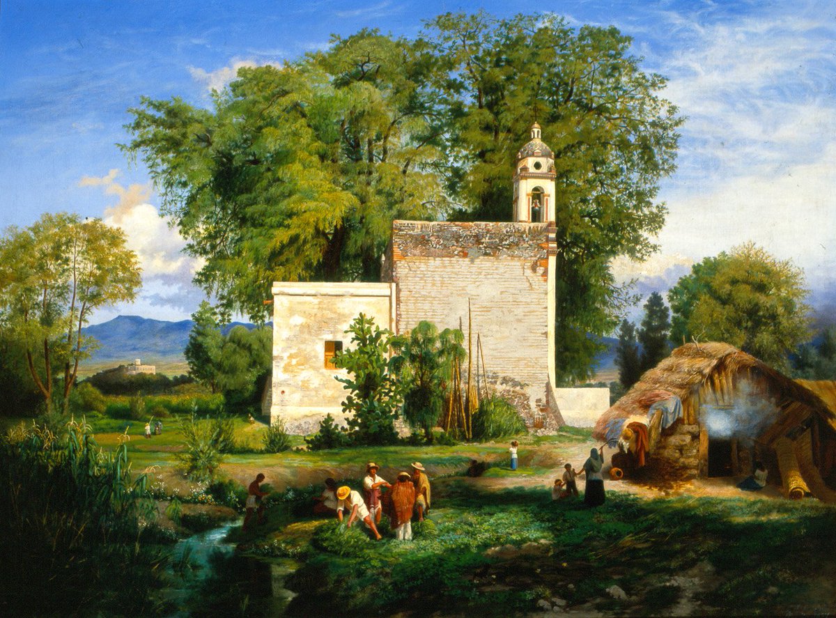 Paisaje de San Cristóbal Romita, Luis Coto, 1857.