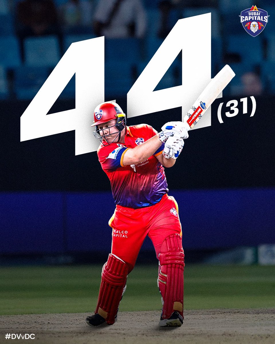 Dubai_Capitals's tweet photo. Gave us the much-needed start 🫡💯

#SoarHighDubai #WeAreCapitals #DPWorldILT20 #DVvDC https://t.co/dB4AwUtn1o