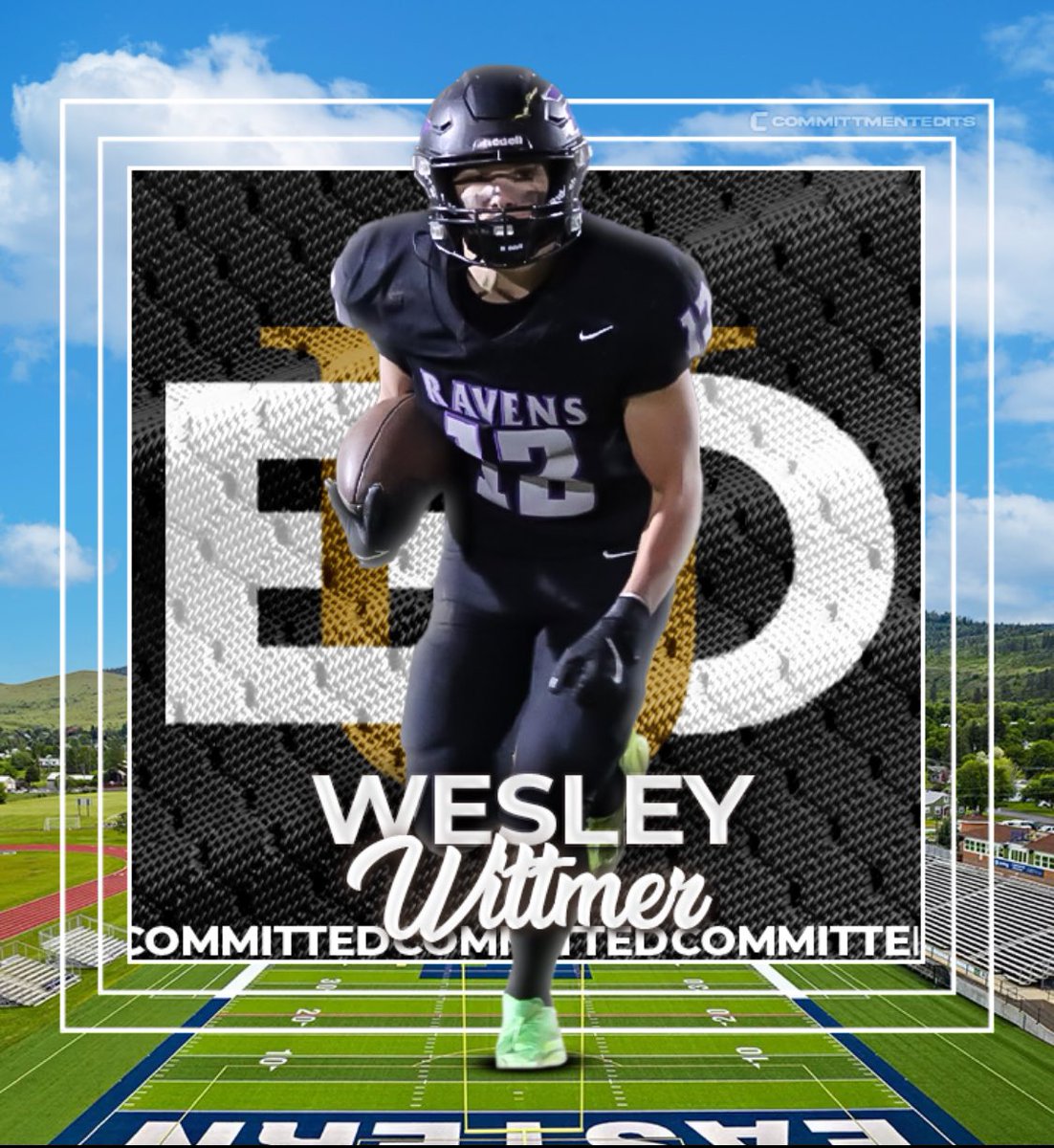 Wesley Wittmer (@wesleywittmer) on Twitter photo Blessed to announce my commitment to Eastern Oregon University. Mount up🏔️
⚪️🔵
<a href="/eoucoachbrown/">Coach Brown</a> <a href="/CoachTaylorEOU/">Coach Solo Taylor</a> <a href="/CoachPiperr/">Coach 🅿️iper</a> <a href="/EouFootball/">EOU Football</a> Blessed to announce my commitment to Eastern Oregon University. Mount up🏔️
⚪️🔵
<a href="/eoucoachbrown/">Coach Brown</a> <a href="/CoachTaylorEOU/">Coach Solo Taylor</a> <a href="/CoachPiperr/">Coach 🅿️iper</a> <a href="/EouFootball/">EOU Football</a>