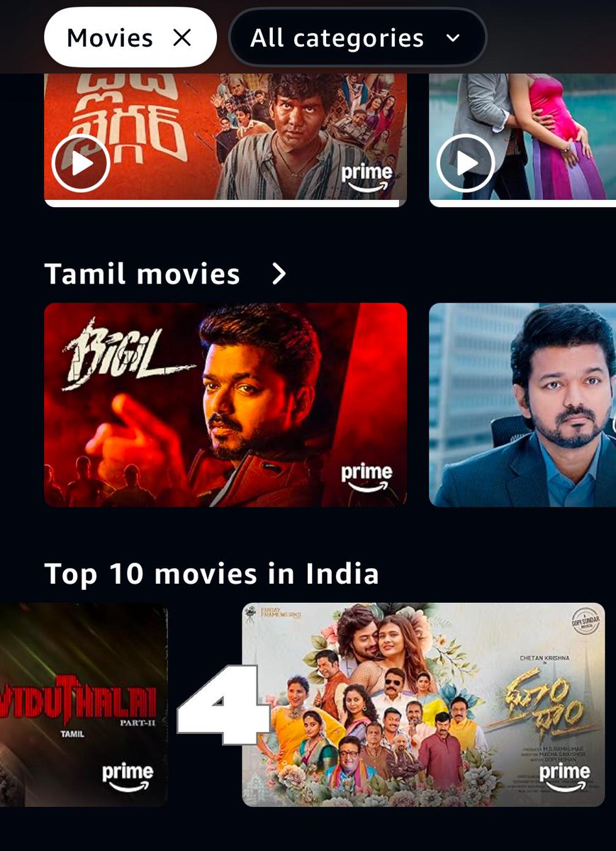 Ajay778118's tweet photo. Chala bagundhi 👌 

Now trending on #4, don't miss it on Amazon prime 🔥

#DhoomDhaam https://t.co/DujTcXB2fQ