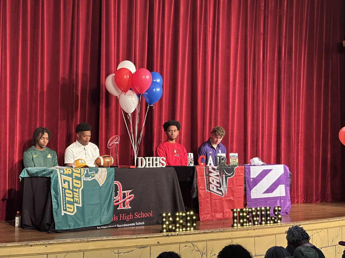 Druid Hills High (@druidhillshigh) on Twitter photo Congratulations to our student athletes on National Signing Day! Noah (Northwestern), Brandon (Clark Atlanta), Zachary (Norfolk State), and John (Hutchinson). <a href="/DCSDAthletics/">DCSD Athletics (GA)</a> <a href="/DCSD_HSArea/">DCSD - High School Area</a> <a href="/DeKalbSchools/">DeKalb Schools, GA</a> Congratulations to our student athletes on National Signing Day! Noah (Northwestern), Brandon (Clark Atlanta), Zachary (Norfolk State), and John (Hutchinson). <a href="/DCSDAthletics/">DCSD Athletics (GA)</a> <a href="/DCSD_HSArea/">DCSD - High School Area</a> <a href="/DeKalbSchools/">DeKalb Schools, GA</a>