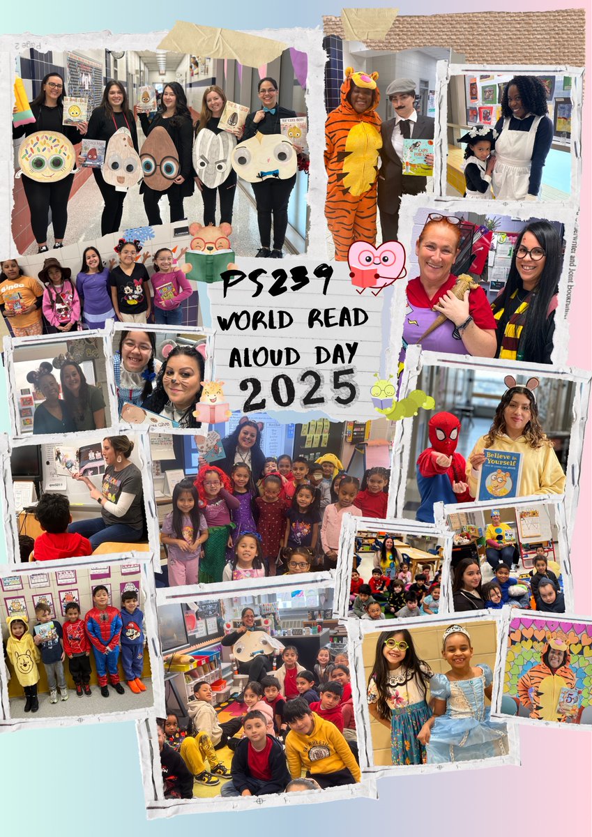 PS239 Queens Police Officer Ramon Suarez School (@ps239queens) on Twitter photo So much fun celebrating #WorldReadAloudDay here at PS239!📚✨It's wonderful to see all the amazing book character costumes and witness the joy on the children's faces as they immerse themselves in stories. Sharing the magic of reading never gets old!💚<a href="/NYCSchools/">NYC Public Schools</a> <a href="/NYC_District24/">Anthony Rivera-School District 24</a> So much fun celebrating #WorldReadAloudDay here at PS239!📚✨It's wonderful to see all the amazing book character costumes and witness the joy on the children's faces as they immerse themselves in stories. Sharing the magic of reading never gets old!💚<a href="/NYCSchools/">NYC Public Schools</a> <a href="/NYC_District24/">Anthony Rivera-School District 24</a>