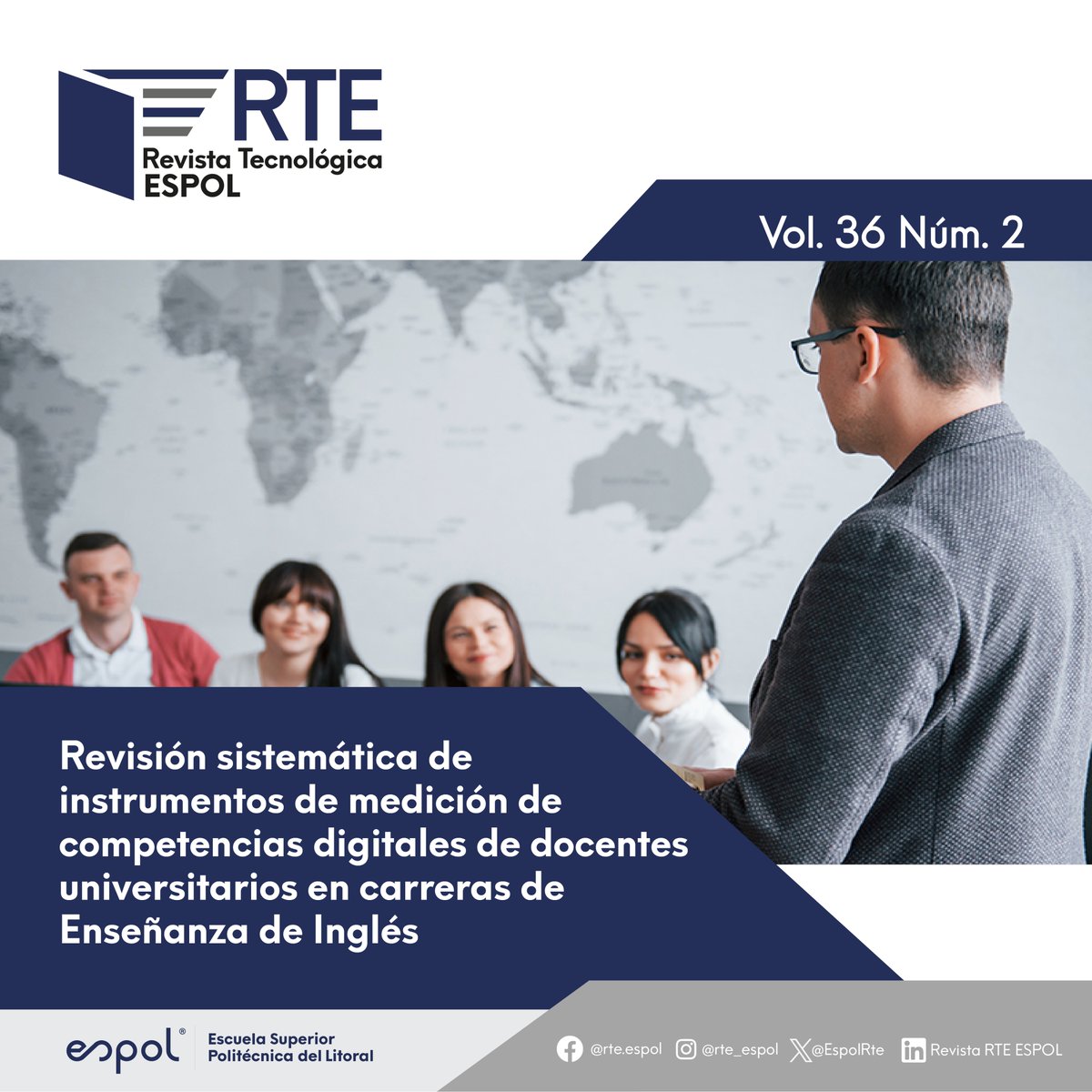 EspolRte's tweet photo. #RevistaTecnológicaESPOL - Es crucial que los docentes desarrollen sus competencias digitales. Nuestro estudio explora cómo podemos evaluar y apoyar mejor las habilidades digitales de los docentes de inglés en Costa Rica.
Lee el artículo completo, aquí: https://t.co/gLjMZ6IV8U https://t.co/goXdeU0gyJ