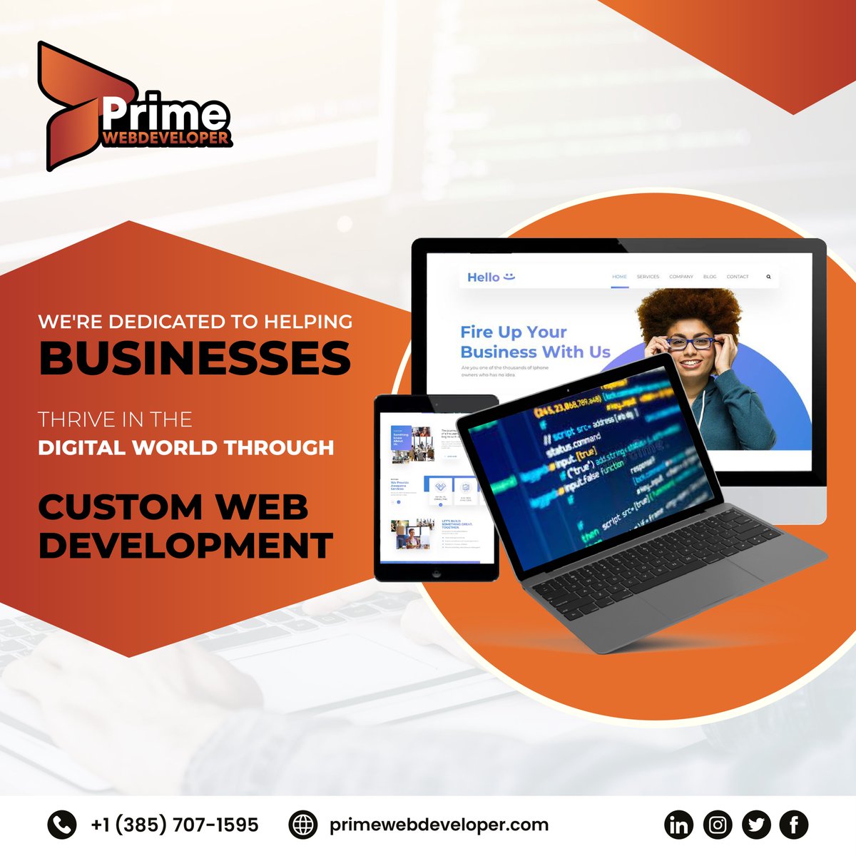 webprimedev's tweet photo. Your online success, our mission. Join us in your success journey.

#DigitalSuccess #BusinessGrowth #WebMission #primewebdeveloper https://t.co/72VE6KuzvI
