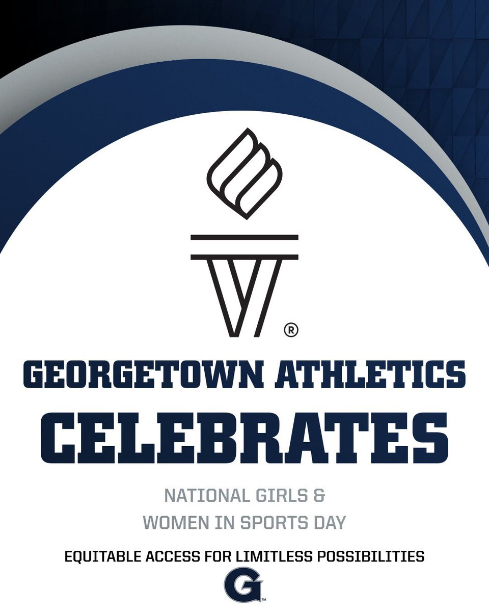 Happy National Girls and Women in Sports Day! Today, we celebrate and recognize the many women and girls in sport and their impact on future generations!

We fight for equitable access for limitless possibilities!

#HoyaSaxa #NGWSD