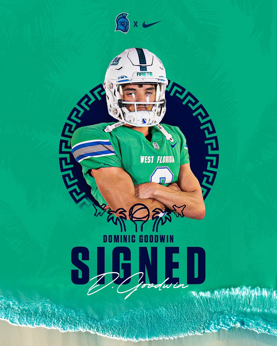 UWFFootball's tweet photo. Fast as ⚡️ Welcome to Pensacola, Dominic! https://t.co/ypA49aXdGq