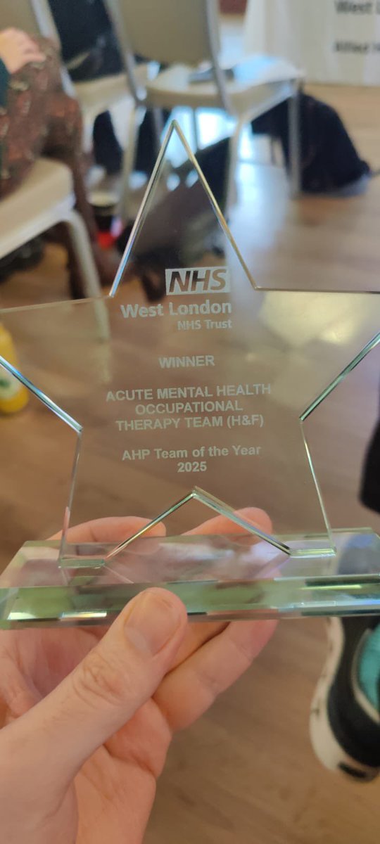 So proud of our H&amp;F acute inpatient team for winning team of the year at this years AHP Conference Awards! Feeling very proud to have been apart of leading this team for the past year.